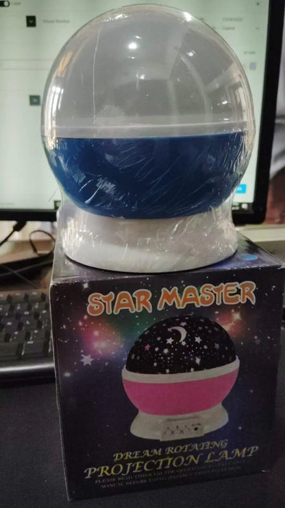 Star Master Rotating 360 Degree Moon Night Light Lamp (Multi Color,Pack of 1) (Random)