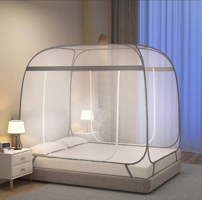 Ultra-Fine Mosquito Net for Bed – Foldable, Breathable & 100% Protection Against Mosquitoes