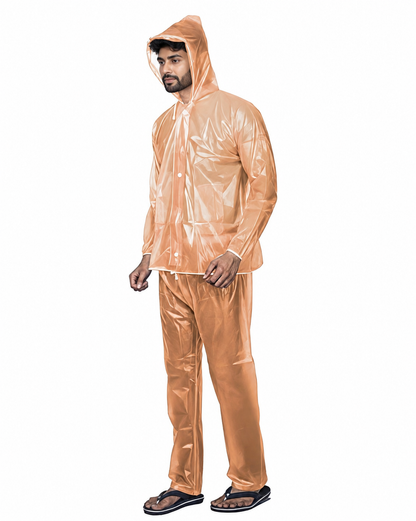 WATERPROOF RAINCOAT-LIGHTWEIGHT HOODED JACKET AND PANT SET